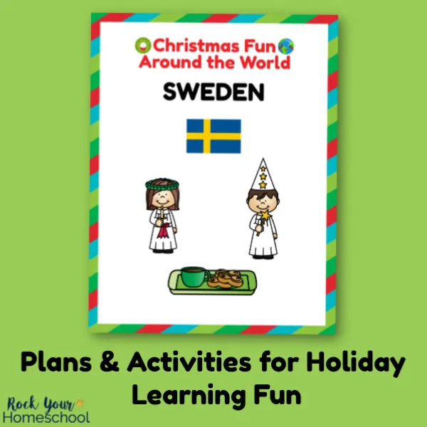 You can use these plans & activities for Christmas Fun in Sweden for holiday learning fun with your kids.