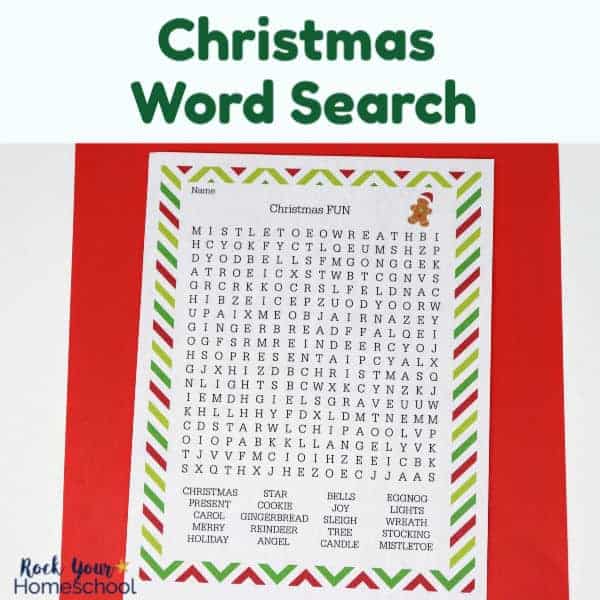 Enjoy an easy activity for holiday fun with this Christmas Word Search.