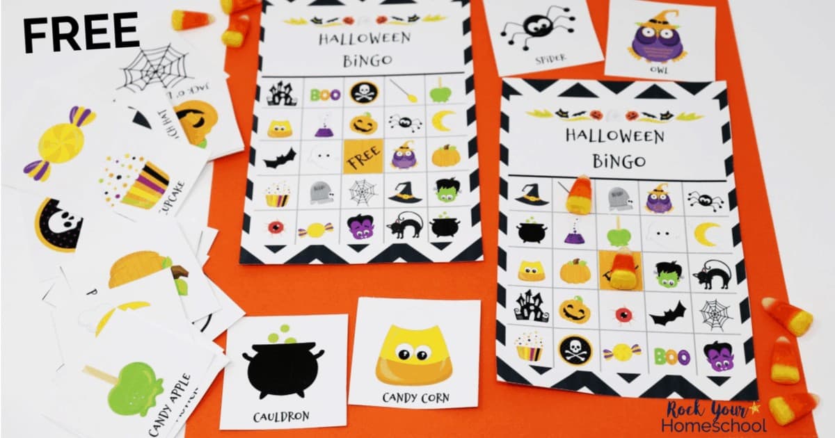 Free Halloween Bingo Game For Fun With Kids Rock Your Homeschool