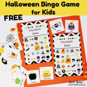 Have super fun this holiday with this free Halloween Bingo Game for Kids.
