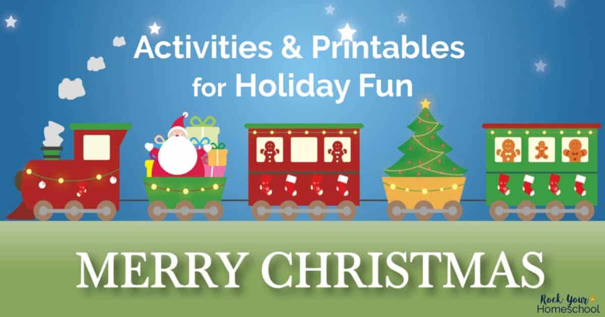 These free printables & activities are amazing ways to enjoy Christmas Fun with kids.