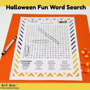 This free printable Halloween Fun Word Search is an awesome activity for kids.