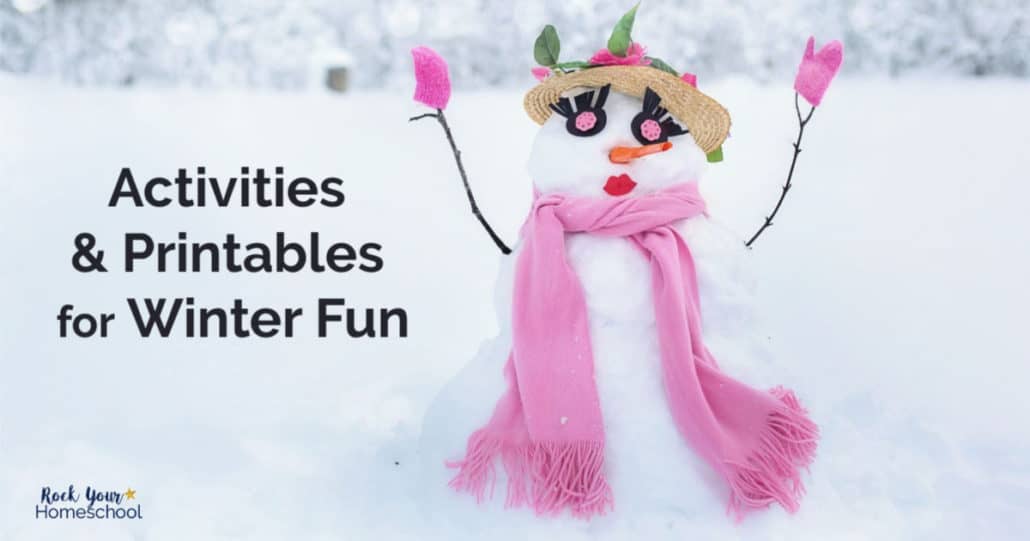These free printables & activities are wonderful ways to enjoy Winter Fun with kids.