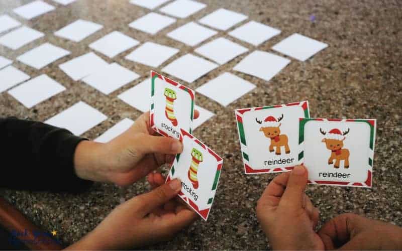 You'll have a blast with your kids playing this Christmas Memory Game.