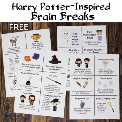 Have magical learning fun with these Harry Potter-Inspired Brain Breaks.