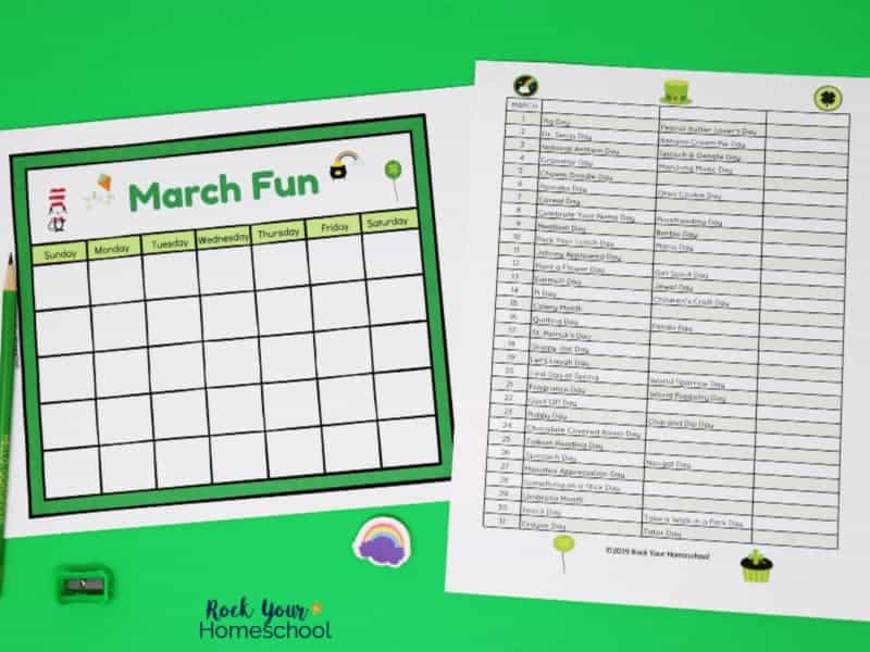 Your kids will love all of these March Learning Fun Activities.