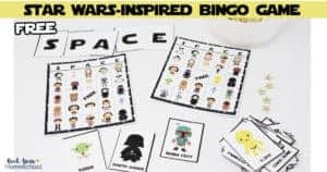free printable Star Wars bingo game