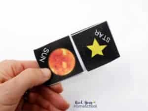 Learn how to make this cootie catcher & how to use with the planet fact cards for an awesome solar system activity with kids.