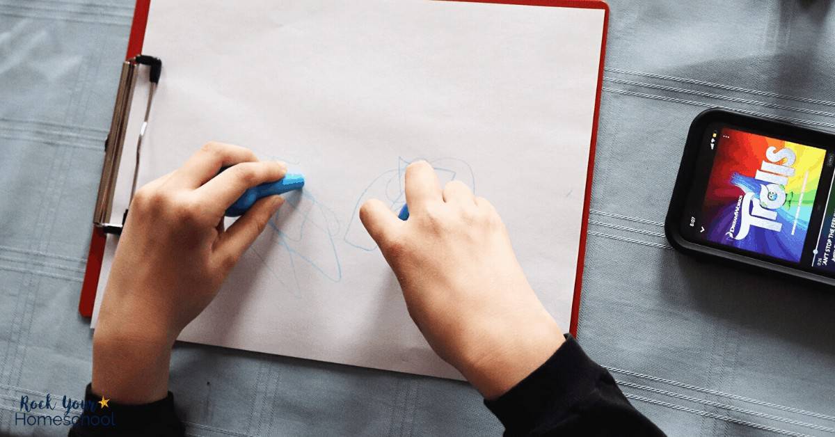 Give your kids a creative challenge with this fun Dancing Crayons game.