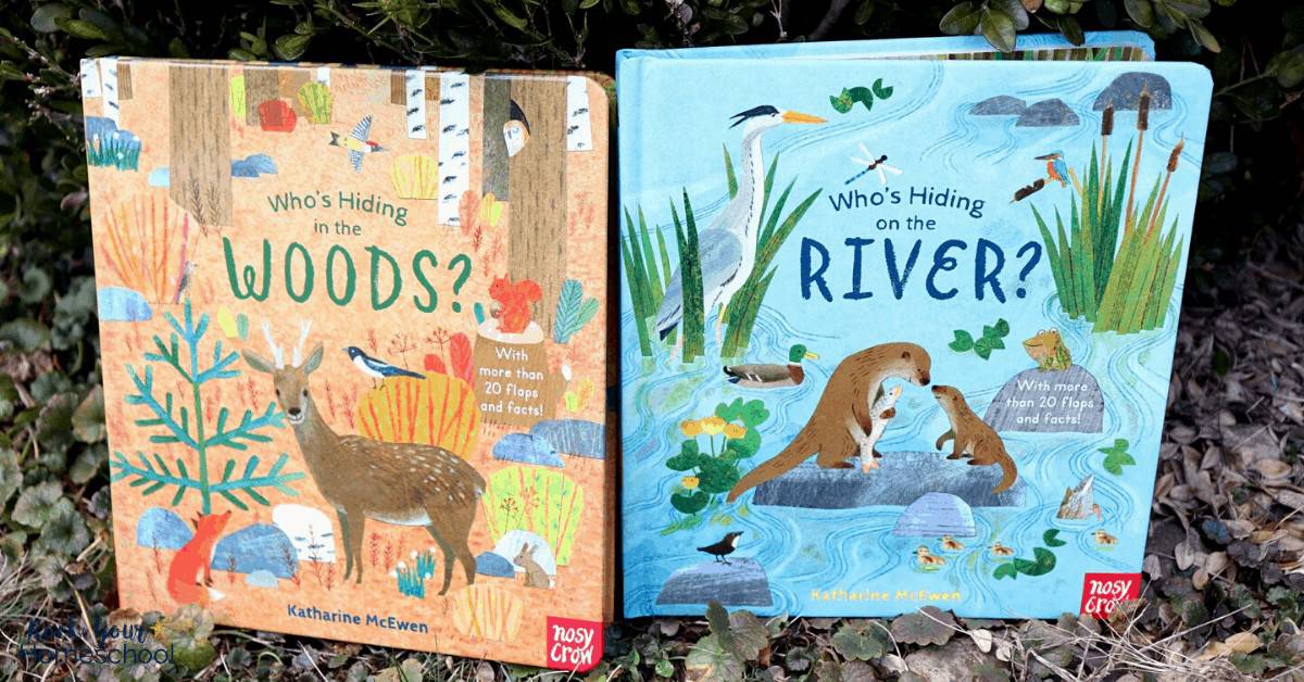 Your kids will adore these lift-the-flap books about different habitats & creatures to include in a fun mini-unit study for Earth Day