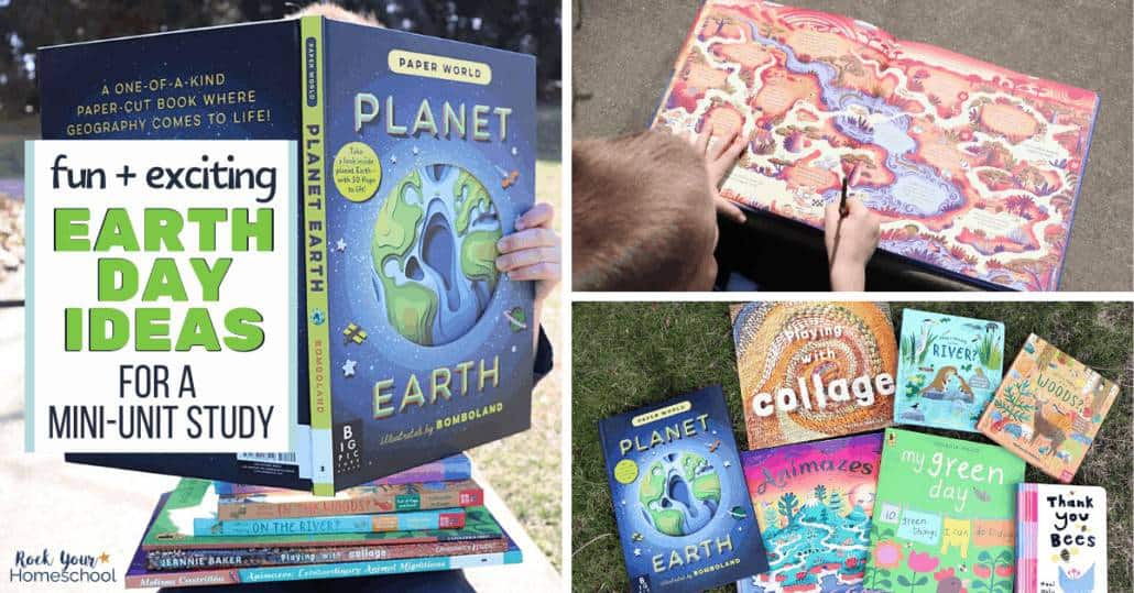 Discover fun and exciting Earth Day ideas & resources to use for a mini-unit study or special celebration of the 50th Anniversary of this special day.