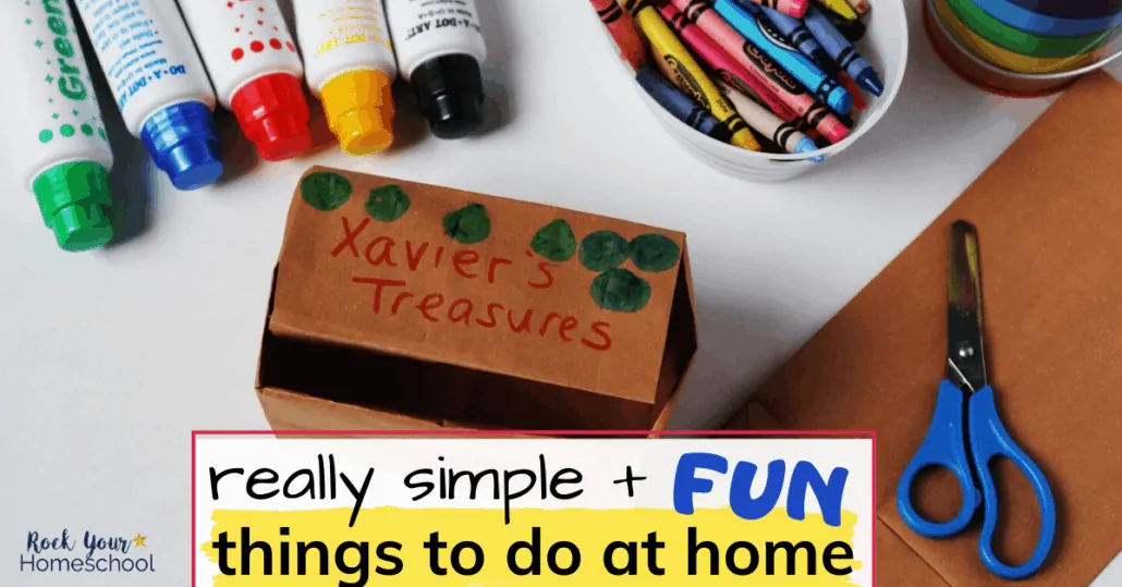 Discover really simple and fun things to do at home with your kids using common household materials. Your kids will love these cool challenges &amp; activities!