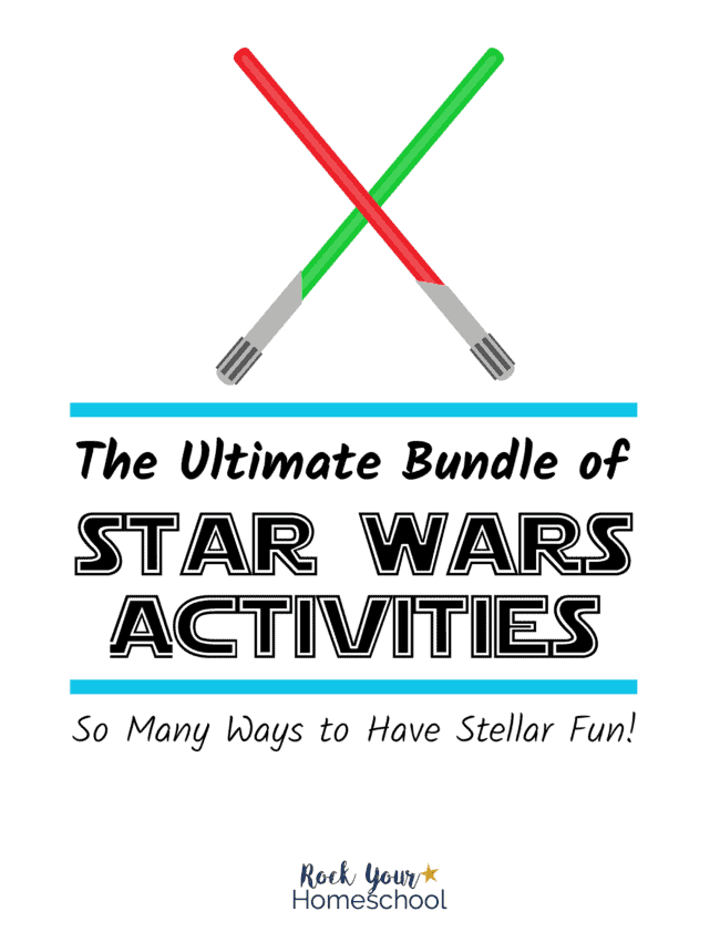 Have stellar fun with The Ultimate Bundle of Star War Activities filled with printables & ideas.