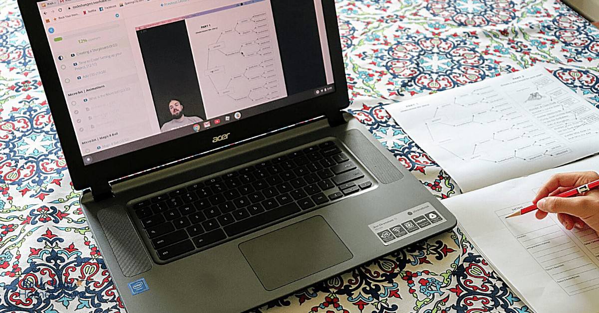 Your kids will be introduced to making a web story, a fantastic exercise that combines writing and coding.