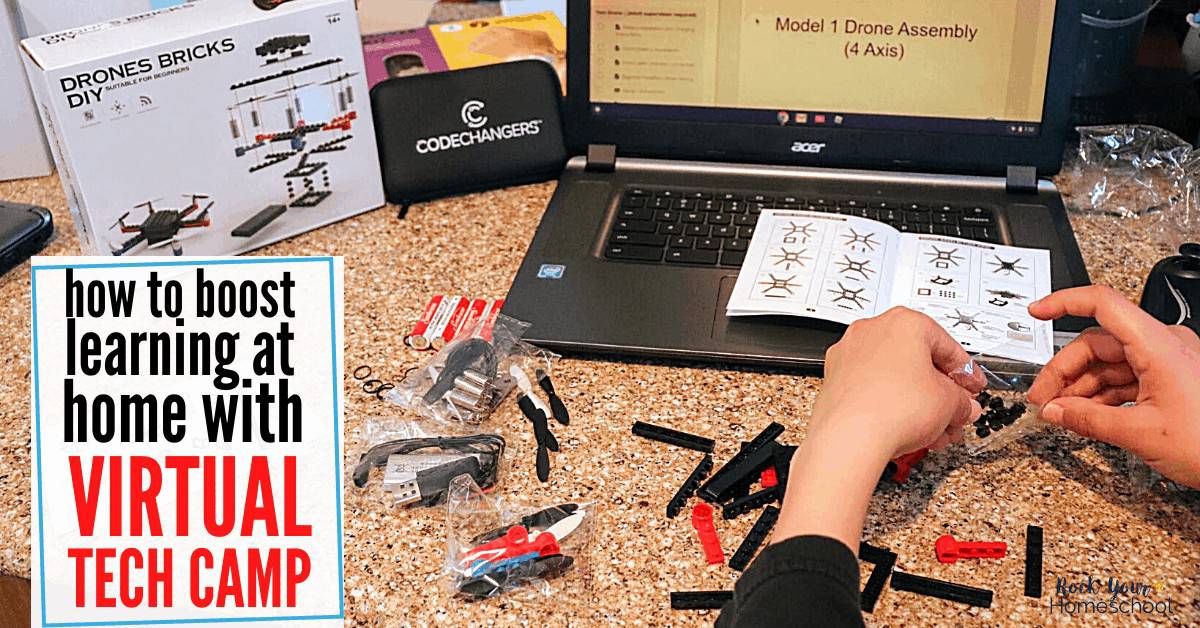 Your kids will love the project-based learning involved with virtual tech camp by CodeChangers.