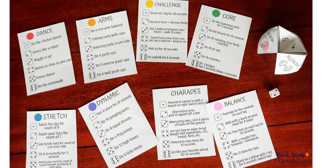 This game and activity challenge cards are awesome ways to motivate your kids to have fitness fun.