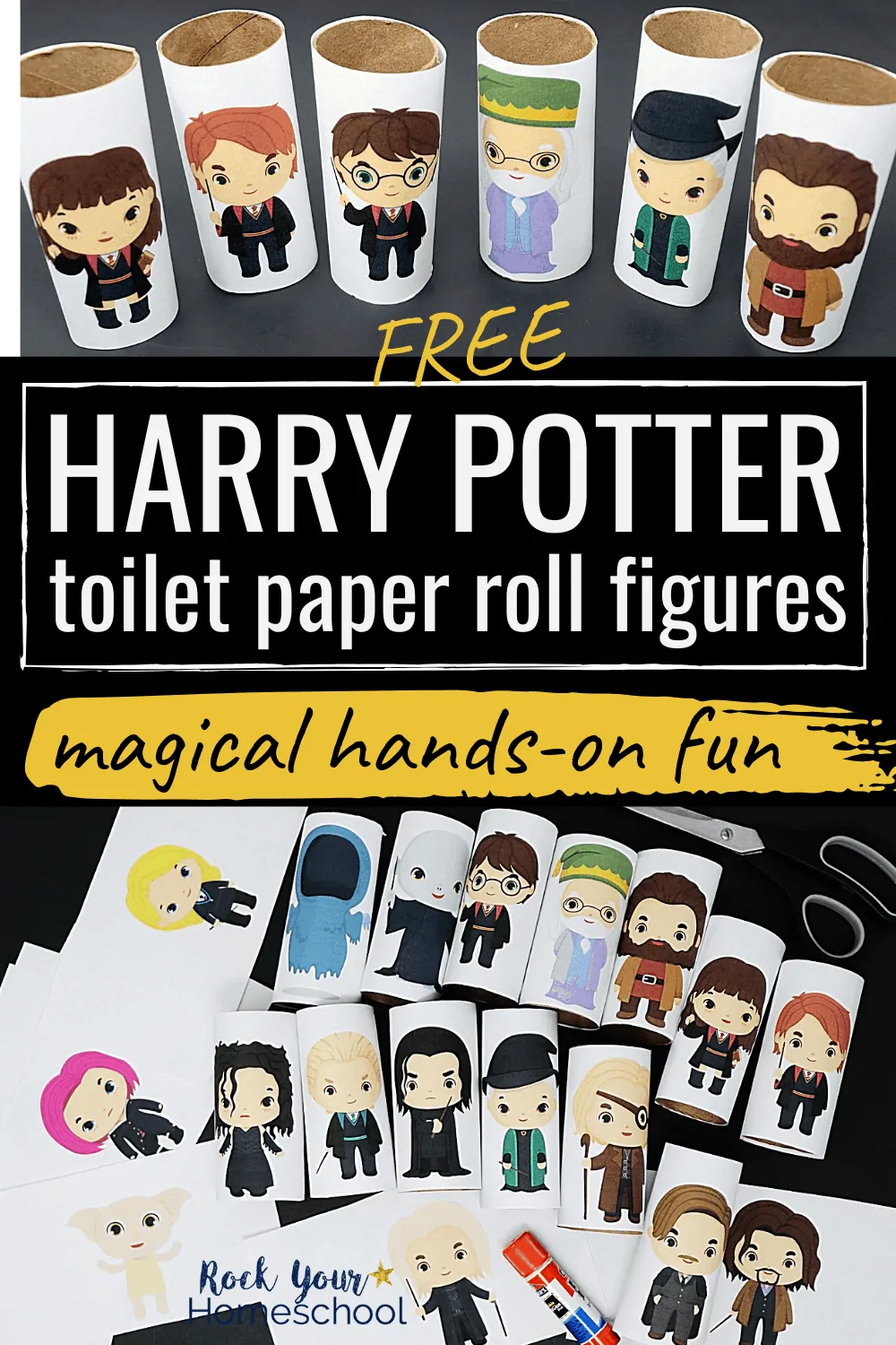 Free Harry Potter Toilet Paper Roll Figures for Magical Fun