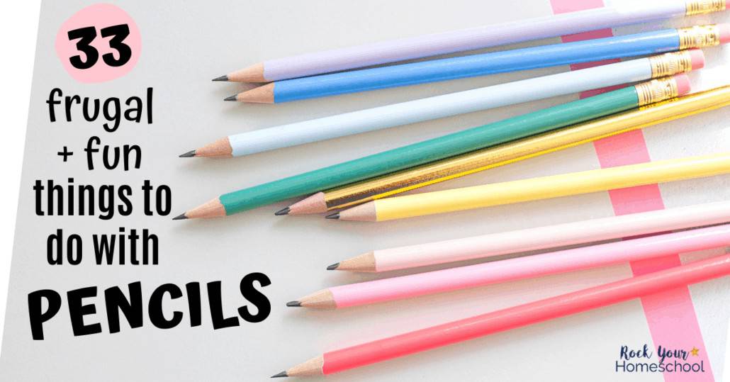 There are so many cool things you can do with pencils! Check out these frugal & fun ideas.