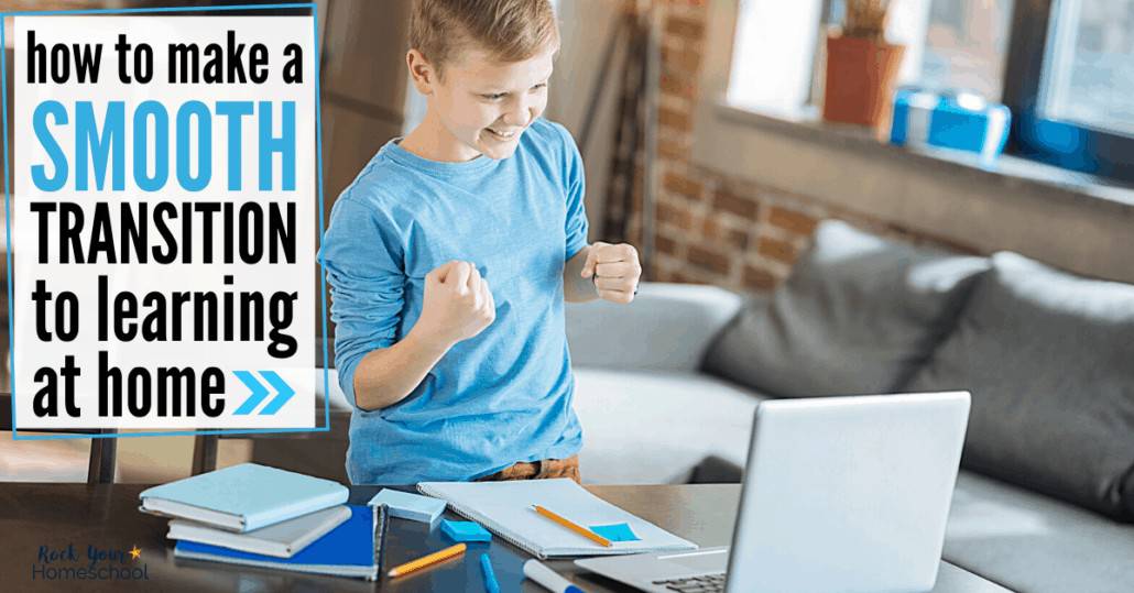 You can make a smooth transition to learning at home. Help your child succeed with online learning & more with these tips & ideas.