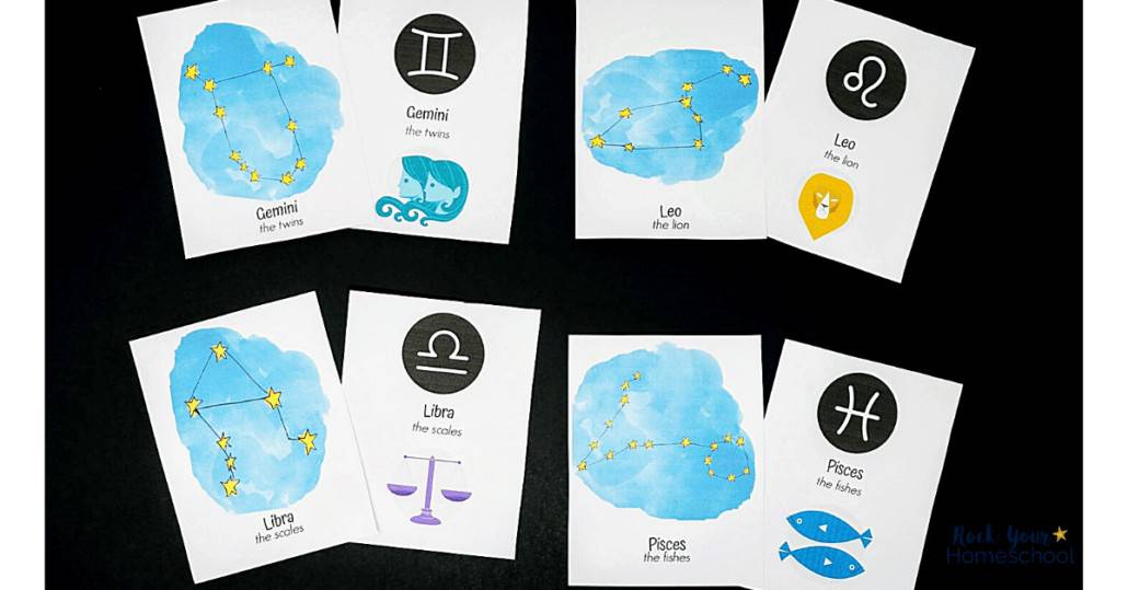 Your kids will have a blast with these free constellation cards for science fun.