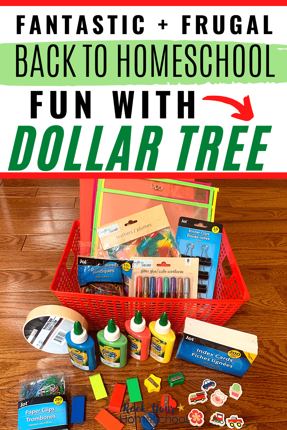 Fantastic & Frugal Back to Homeschool Fun with Dollar Tree