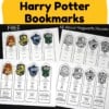 Harry Potter Bookmarks with Hogwarts Houses (Free Printable) - Rock ...