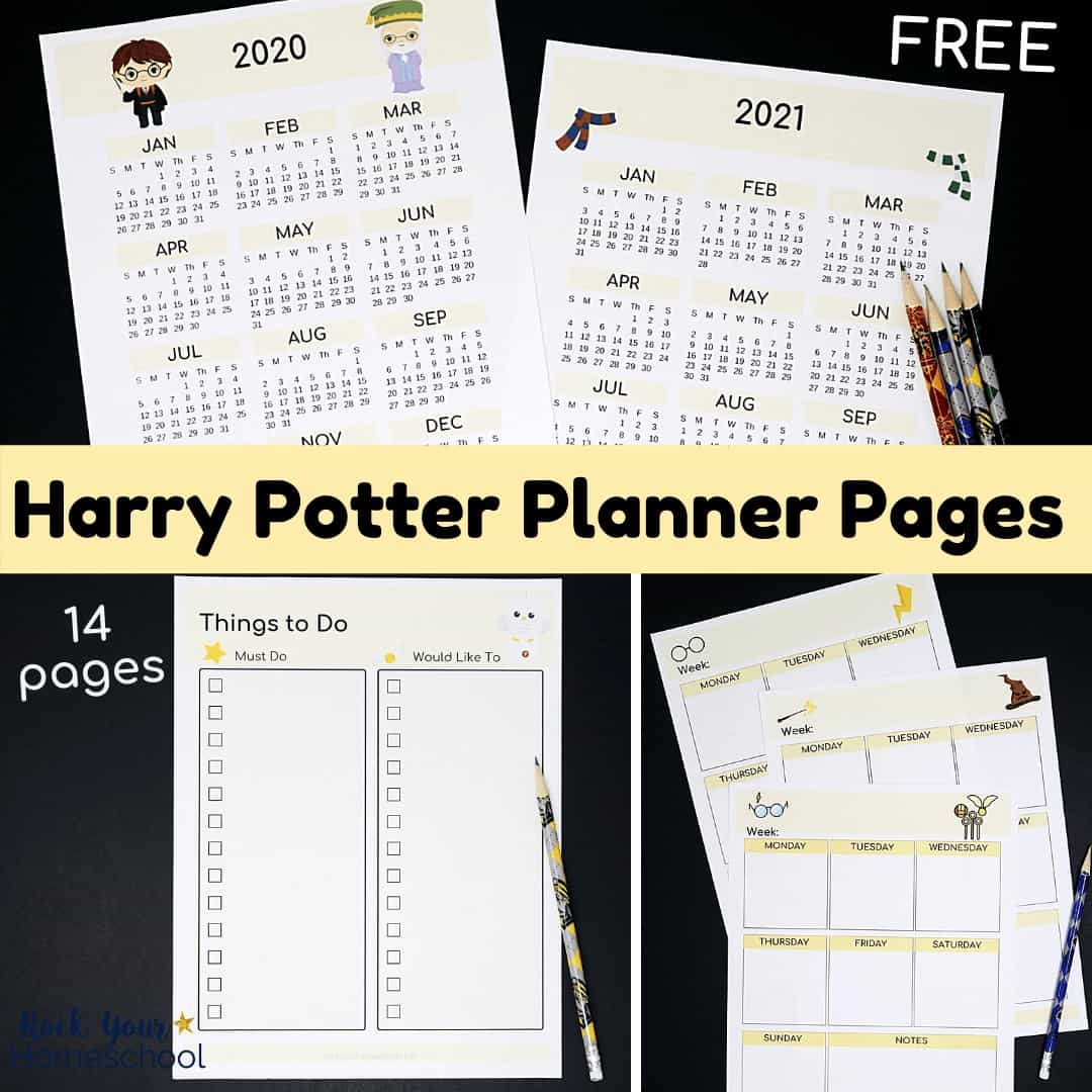 These free Harry Potter Planner Pages are brilliant for magical planning fun.