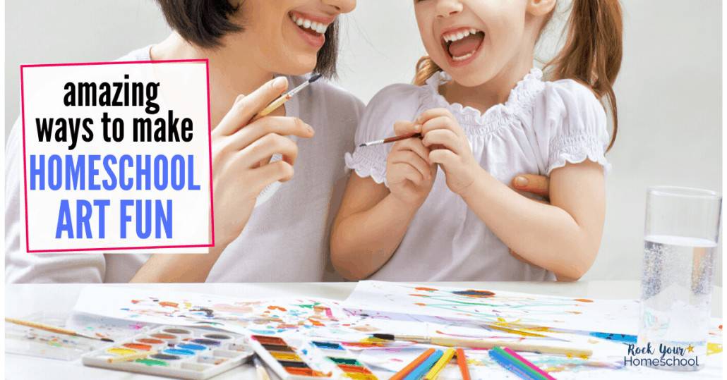 Discover how you can make homeschool art fun with these amazing tips & ideas.