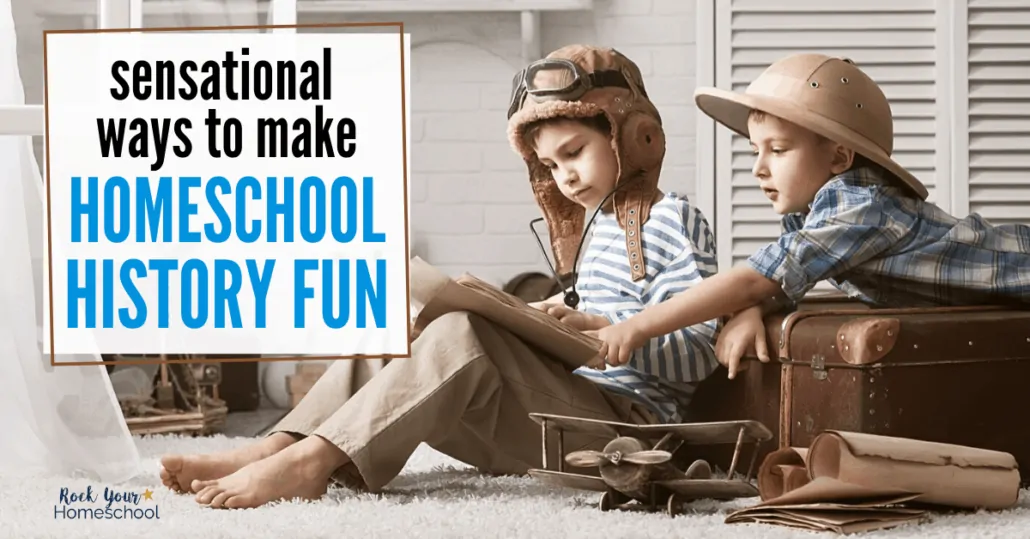 You can make homeschool history fun with a bit of creativity & inspiration.