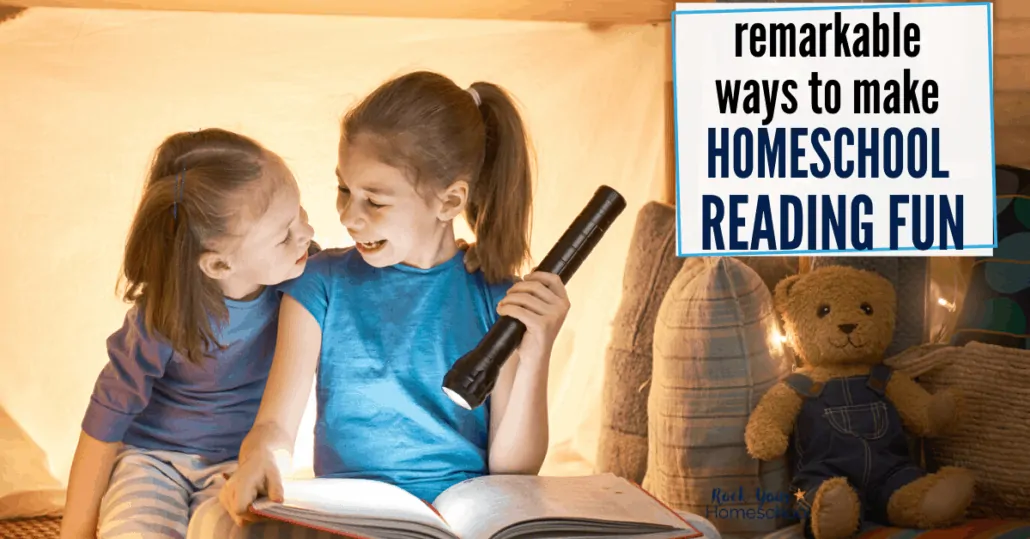 Discover how to make homeschool reading fun with these remarkable ideas & tips.