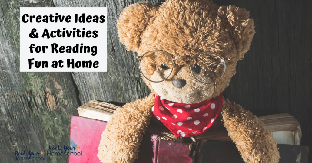 You'll love these creative ideas & activities for ways to make homeschool reading fun.