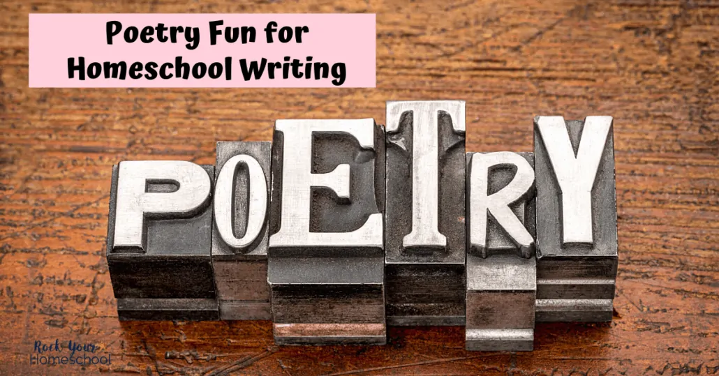 You'll love these ideas & inspiration for poetry activities & more to make homeschool writing fun.