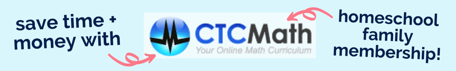 The Homeschool Family Membership by CTCMath helps you save time, money, & your sanity.