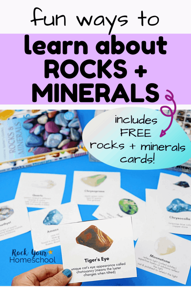 Rocks and Minerals Cards: Fun Ways to Enjoy with Kids (Free)