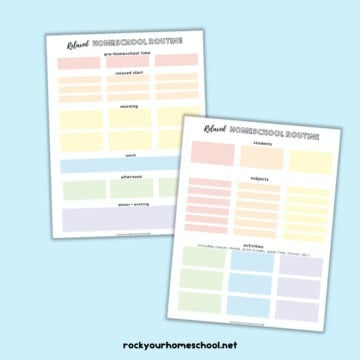 How to Cultivate & Enjoy a Relaxed Homeschool Routine - Rock Your ...