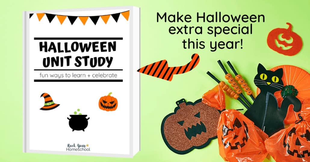 Easily make your Halloween extra special this year! This Halloween unit study will help you boost learning fun & enjoy an excellent celebration.