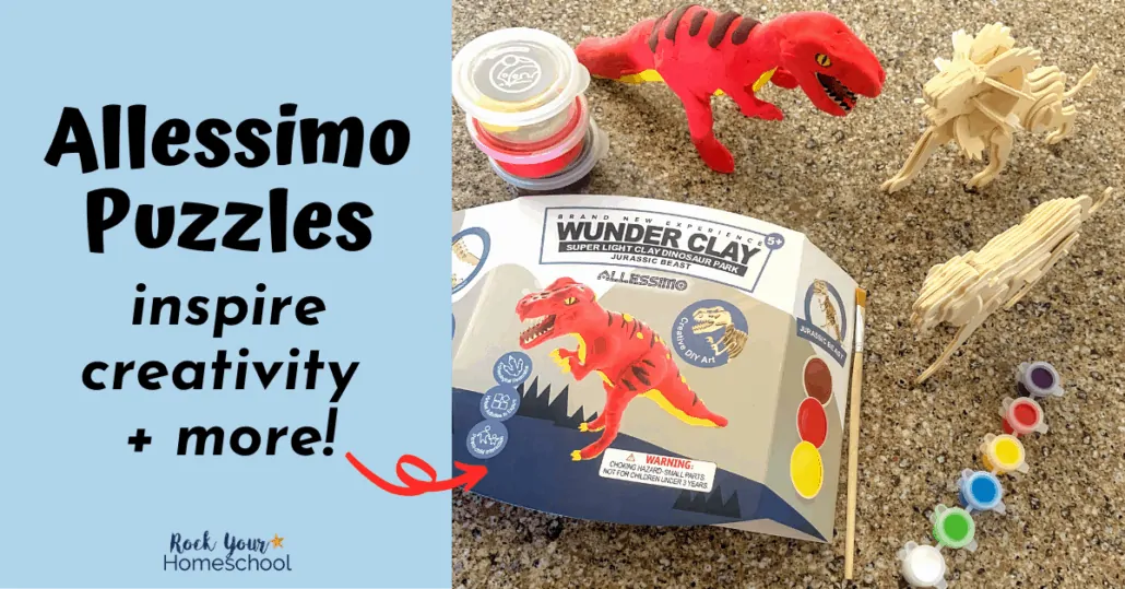 Your kids will have a blast with these 3D activities from Allessimo Puzzles. Such awesome ways to inspire creativity & more!