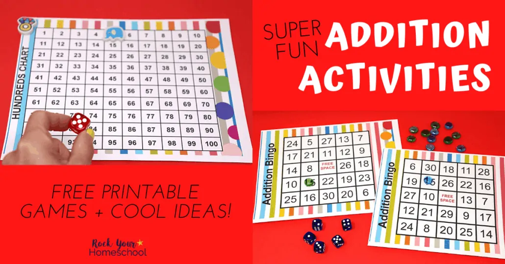 Make math fun with these hands-on addition activities & games. These free printables & cool ideas will be huge hits with your kids.