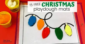 Your kids will love these 15 free Christmas playdough mats with creative prompts for special holiday fun.