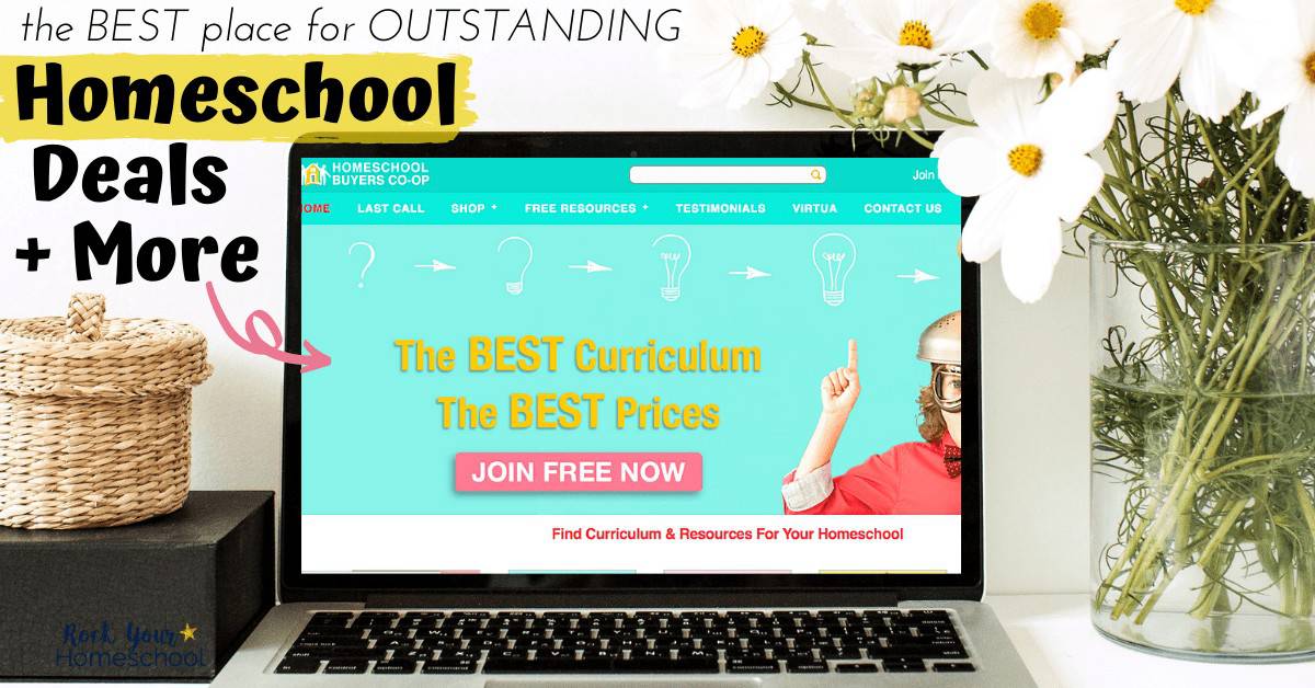 Check out these best place to find homeschool deals & more. Homeschool Buyers Co-Op has a new site with fantastic freebies, curriculum, and support.