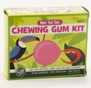 Enjoy super fun science kits for kids, like this Make Your Own Gum Kit.
