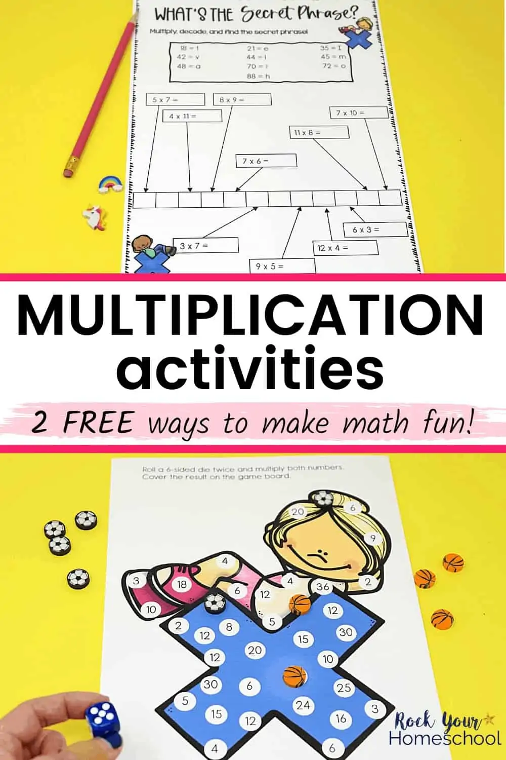 2 Free & Fun Multiplication Activities for Kids