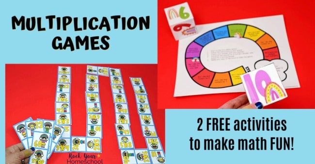 2 Free Multiplication Games for Awesome Math Fun - Rock Your Homeschool