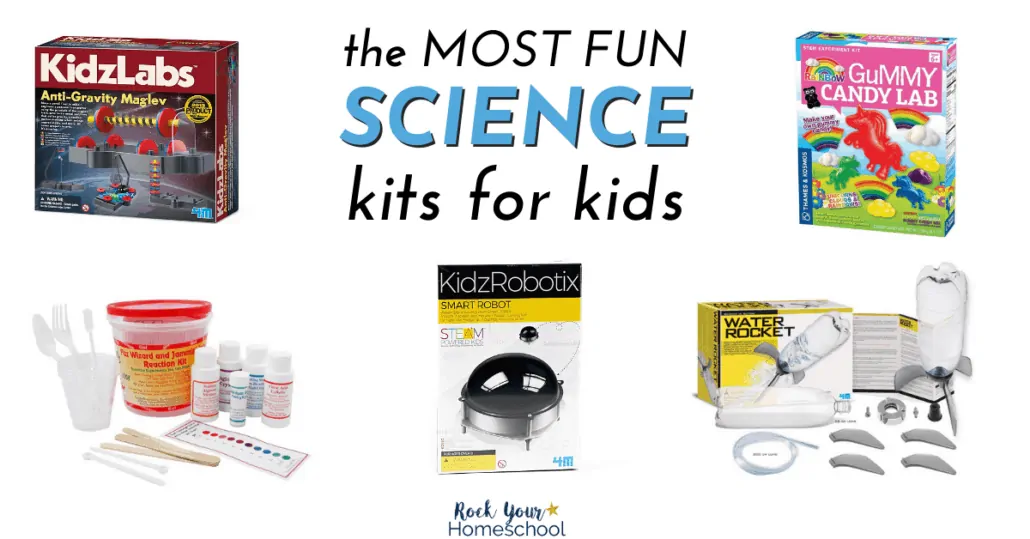 Your kids will have so much fun with these amazing science kits for kids. Fantastic for gifts, homeschool, & just because.