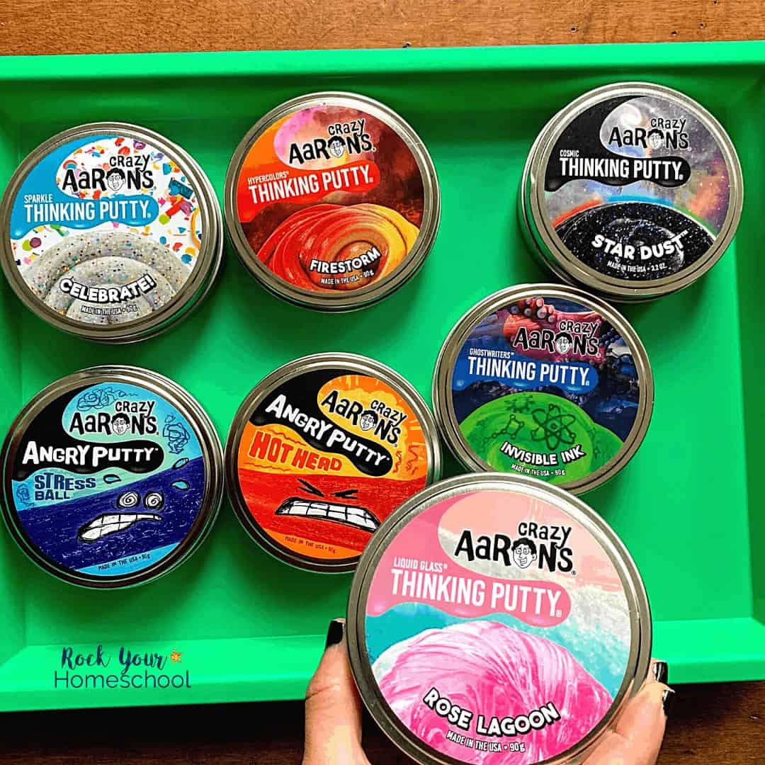 Crazy Aaron's Thinking Putty resources are super creative and fun homeschool tools.