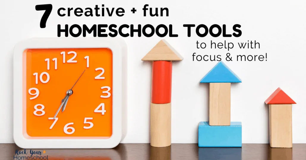 These 7 creative & fun homeschool tools will help you boost focus & more in your learn at-home adventures.