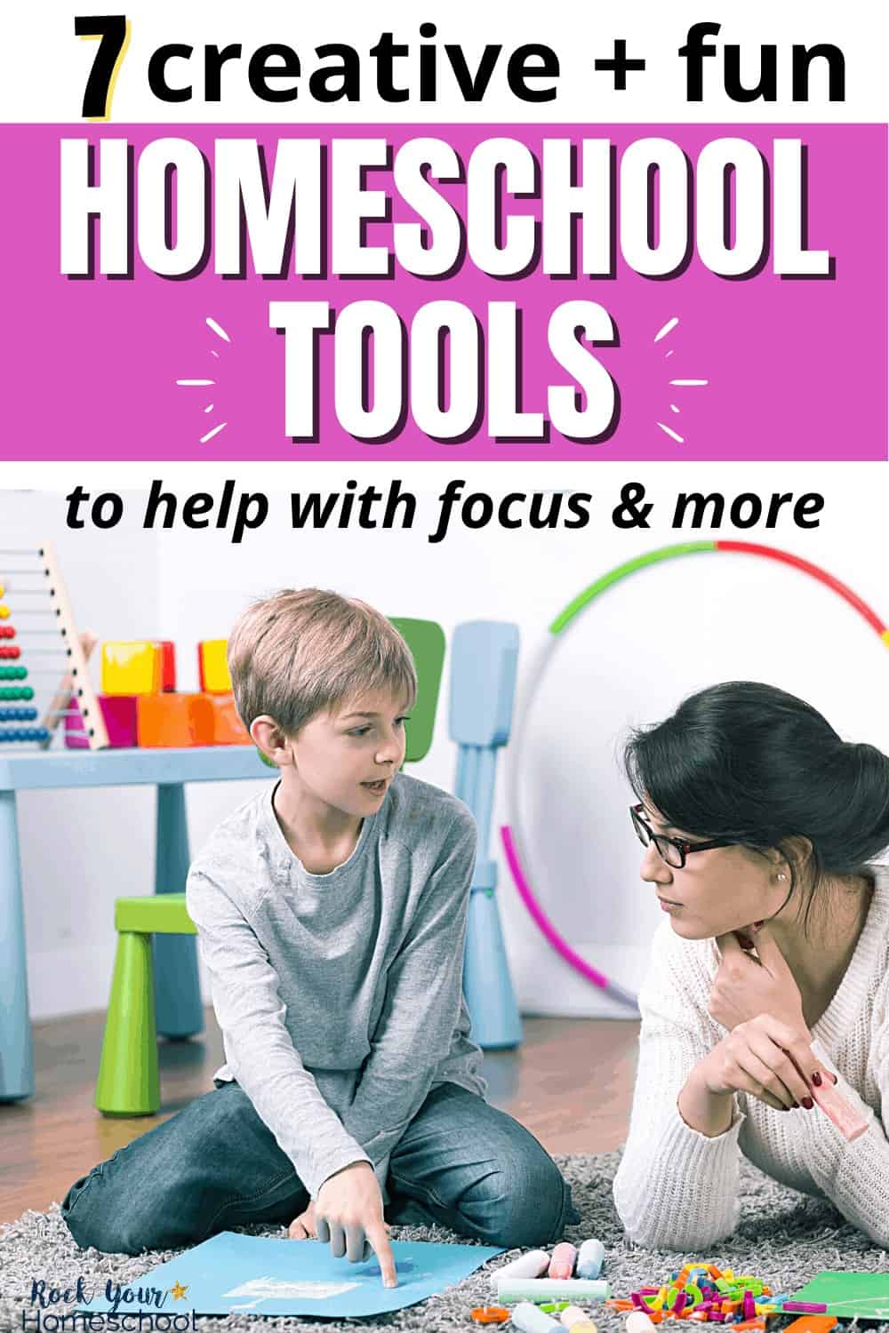 7 Creative & Fun Homeschool Tools to Help with Focus & More