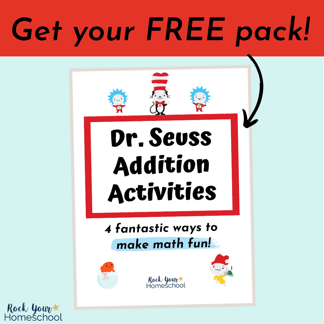 Click here to get your free pack of Dr. Seuss math worksheets