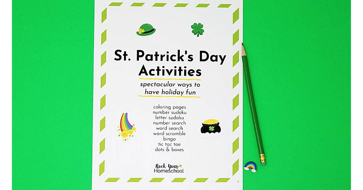 Make this holiday extra special with this St. Patrick's Day activities pack for fun ways to celebrate with your kids.