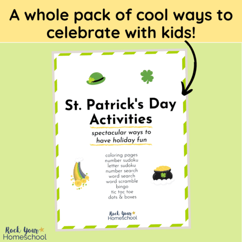 St. Patrick's Day Activities pack cover